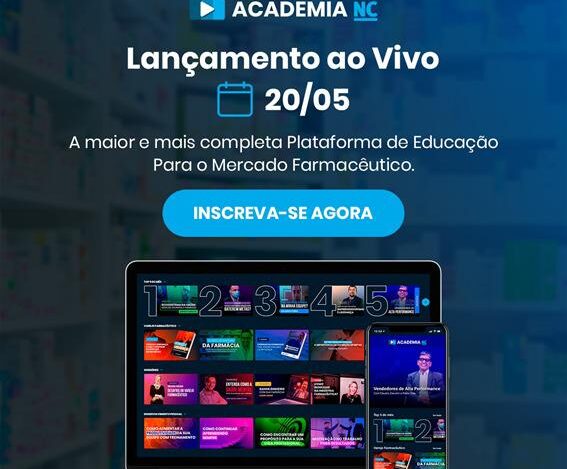 Imagem relacionada a: Academia NC é o “Netflix” do canal farma