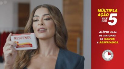 Juliana Paes estrela nova campanha de Resfenol