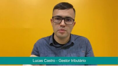 Lucas Castro, gestor tributário