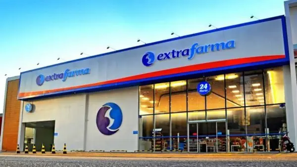 Extrafarma Fachada de loja da Extrafarma