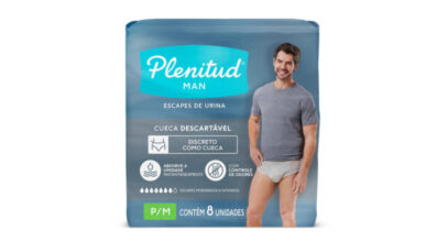Plenitud lança cueca descartável
