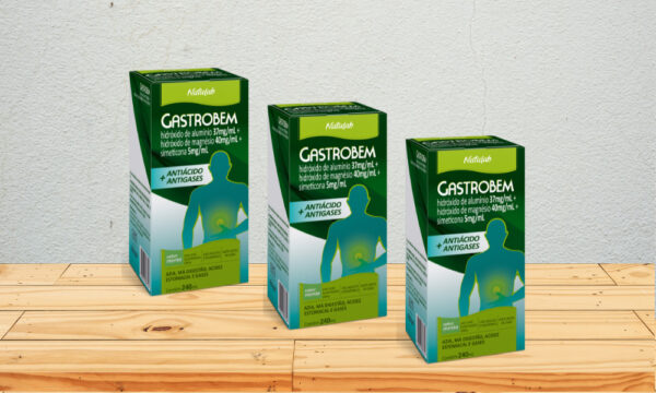 O Gastrobem é o novo medicamento da Natulab para desconfortos gastrointestinais. 
