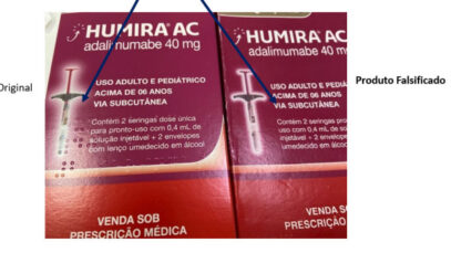 Anvisa determina apreensão de Humira falsificado