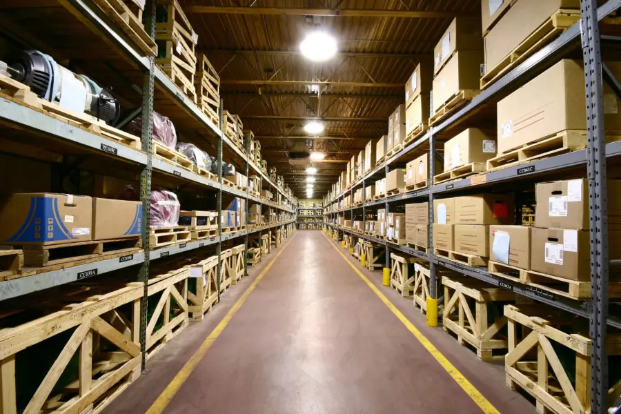 Warehouse Interior gestão de estoque