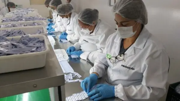 Linha de produção ECO Diagnóstica amplia produção com alta nos casos de Covid