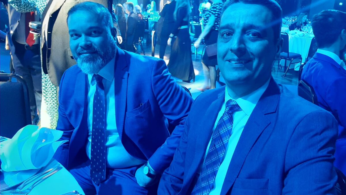 Dupla da Novartis – Luciano Hoffmann e Francisco Freitas