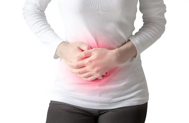 dor no pé da barriga