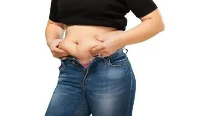 barriga inchada