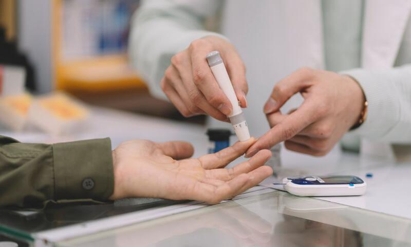 testes em farmácias
