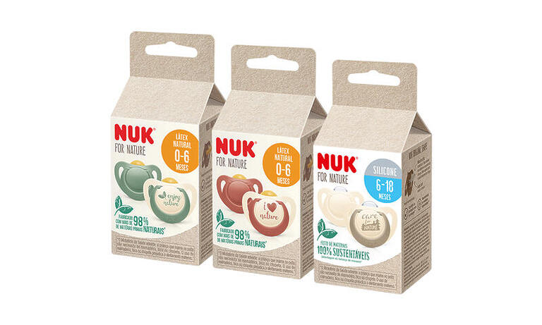 NUK lança chupetas sustentáveis