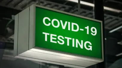 Taxa de exames positivos para covid está em alta