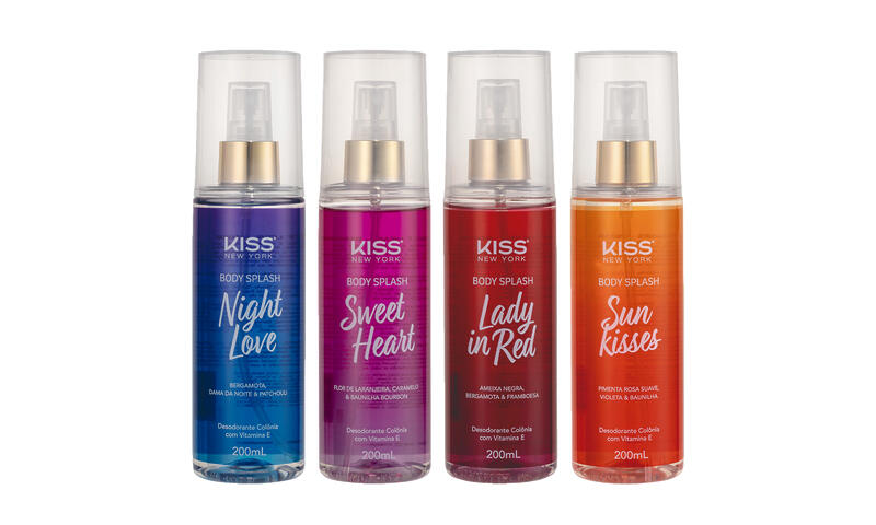 Kiss New York lança body splash