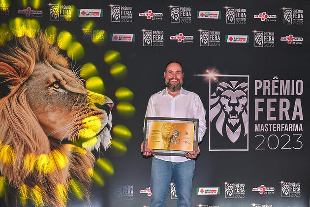 Wilian Cesar Reiter foi um dos vencedores da categoria principal do Premio Fera o Leao de Ouro