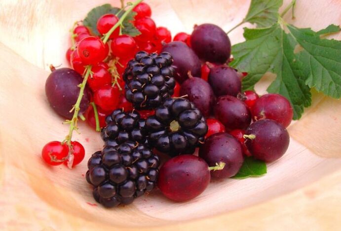 frutas vermelhas