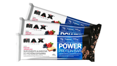 Max Titanium lança Power Protein Bar
