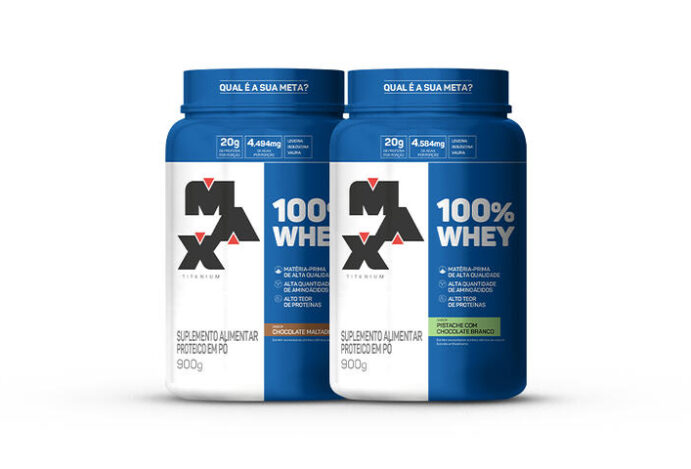 Imagem relacionada a: Novos sabores de whey na Max Titanium