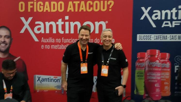 Claudio Vagliengo diretor comercial e Marcelo Pontello gerente de marketing da Uniao Quimica