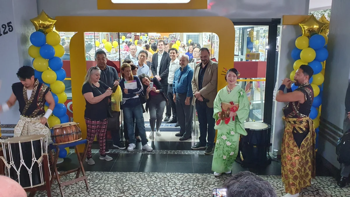 Apresentação de Taikô anima os convidados