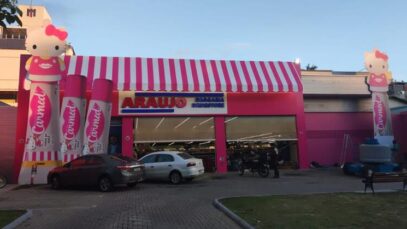Parceria entre Araujo e Cimed decora loja em Belo Horizonte