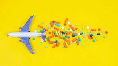 Transporte aéreo de medicamentos