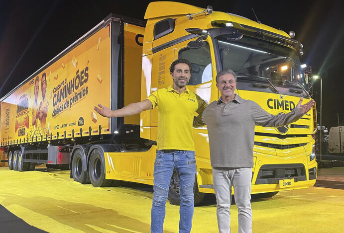 CAMPANHA DA CIMED Cimed, Caminhão do Domingão, indústria farmacêutica