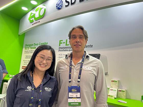 ECO Diagnostica presente com os diretores Sora Choi e Vinicius Pereira 1