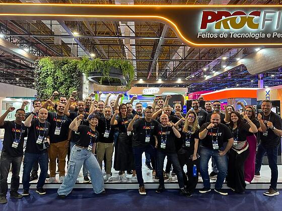 Equipe da Procfit celebra os excelentes contatos e negocoos fechados 1