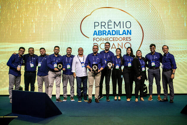 Geolab foi a campea do Premio Abradilan Fornecedores do Ano 1
