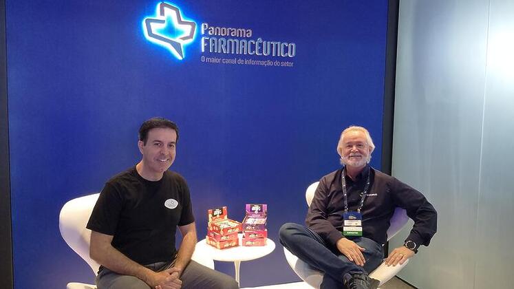Marcelo Grasso diretor administrativo da MasterFarma e presidente da Fecofar em gravacao no estudio do Panorama 1