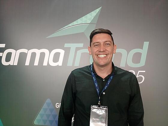 O CEO da Farma Ventures Carlos Knosel visitou o Farma Trend em busca de conexoes e projetos inovadores