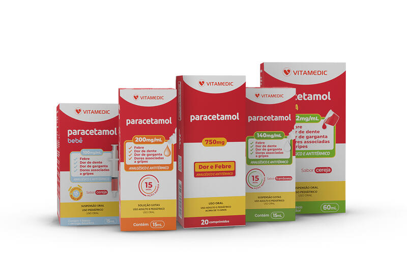 Linha de paracetamol
