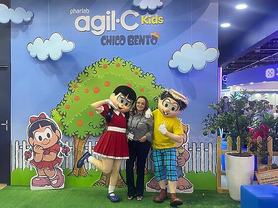 Rachel Chamusca gerente de marketing da Pharlab comemora collab entre Agil C e o personagem Chico Bento 2