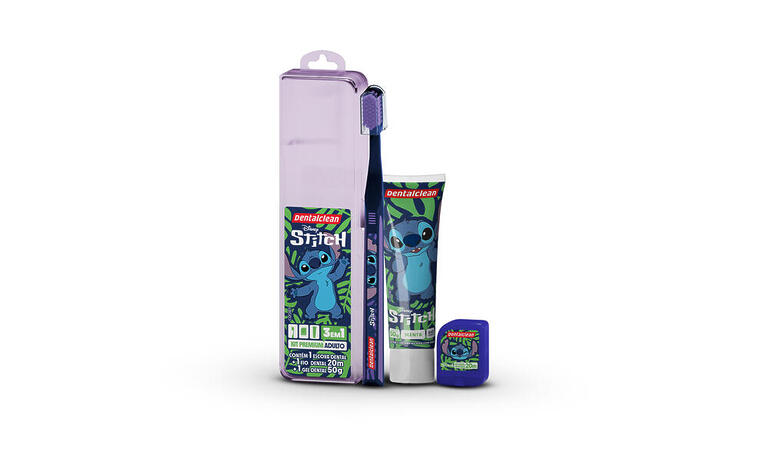 Dentalclean lança coleção do Stitch para adultos