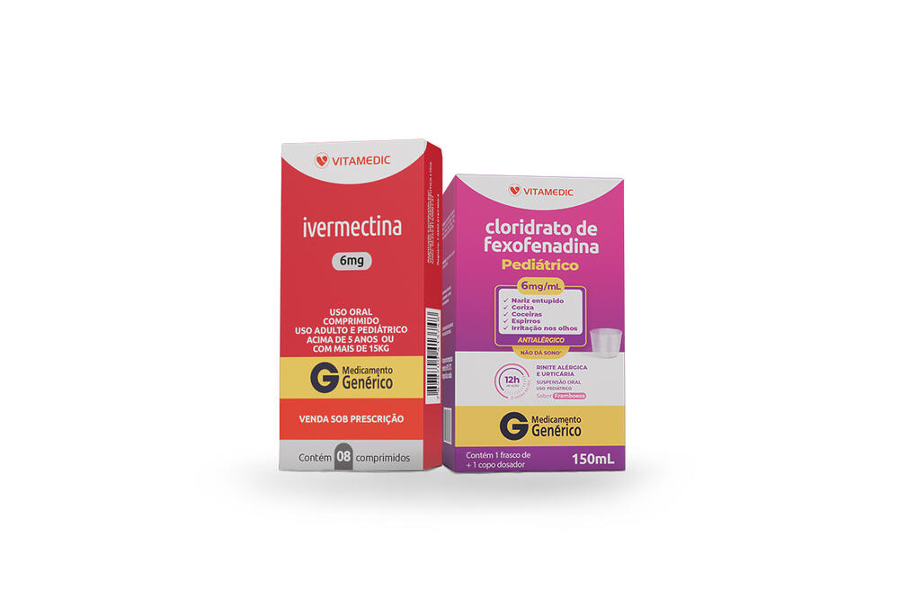 Vitamedic amplia portfólio com foco no cuidado familiar 1 VITAMEDIC, farmacêutico, cuidado familiar, ivermectina, fexofenadina