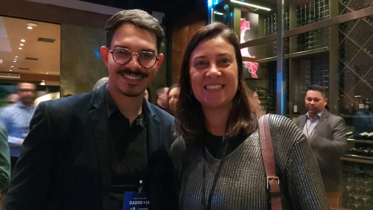 Alexandre Braga (FQM) e Ana Paula Teixeira (Megalabs Brasil)