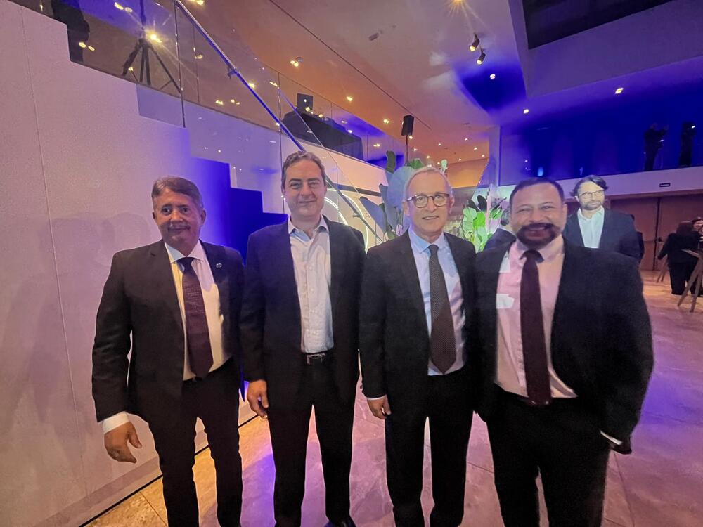 O evento reuniu dirigente como Paulo Maia (Abradimex), Oscsr Yazbek (Abafarma), Ivan Coimbra (Abradilan) e Deivis Guimarães (Abfmed)