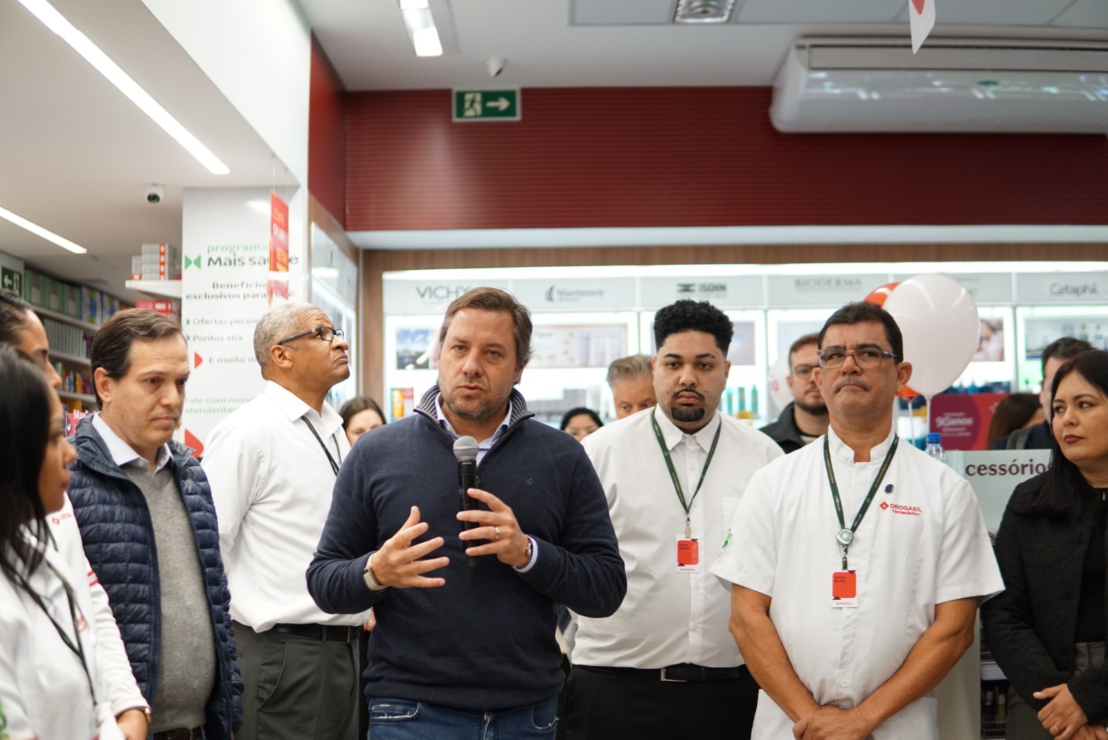 2 -CEO Renato Raduan discursou para a equipe durante a cerimônia – Foto Divulgação