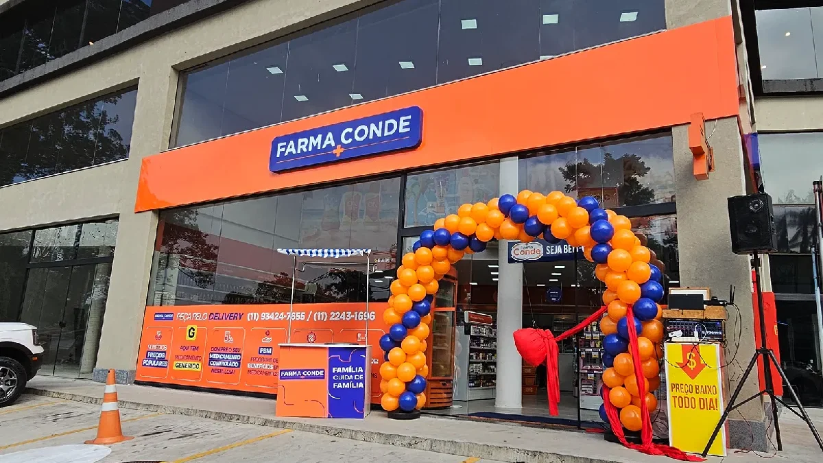 Expansão da Farma Conde leva 70 novas lojas para MG