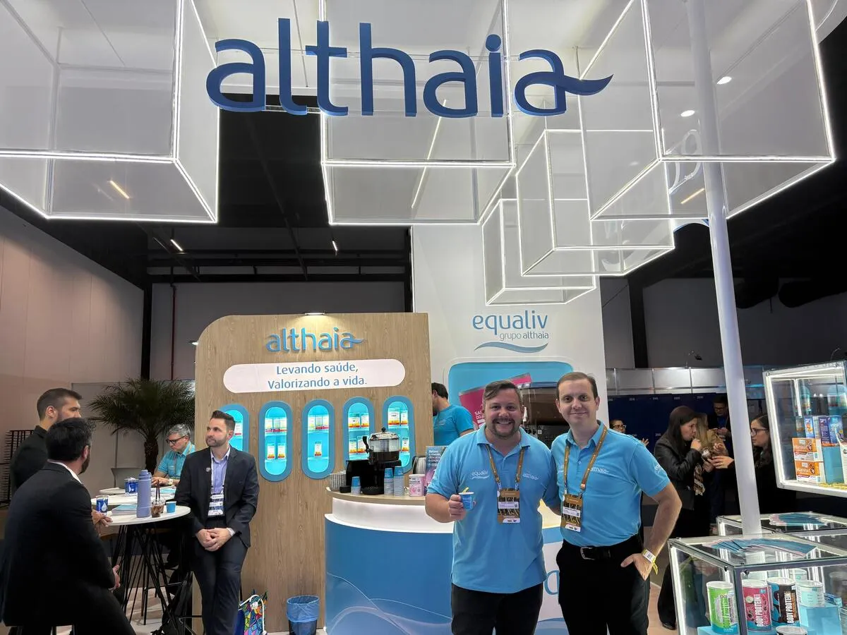 Felipe Zambotti (coordenador de eventos) e Renan de Abreu (gerente comercial) da Althaia