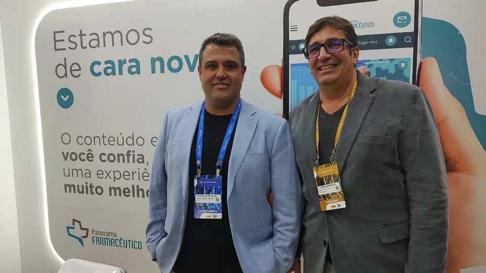 Guilherme Mesquita e Lincoln Mendes, da Regulariza Farma, também prestigiaram o nosso estande