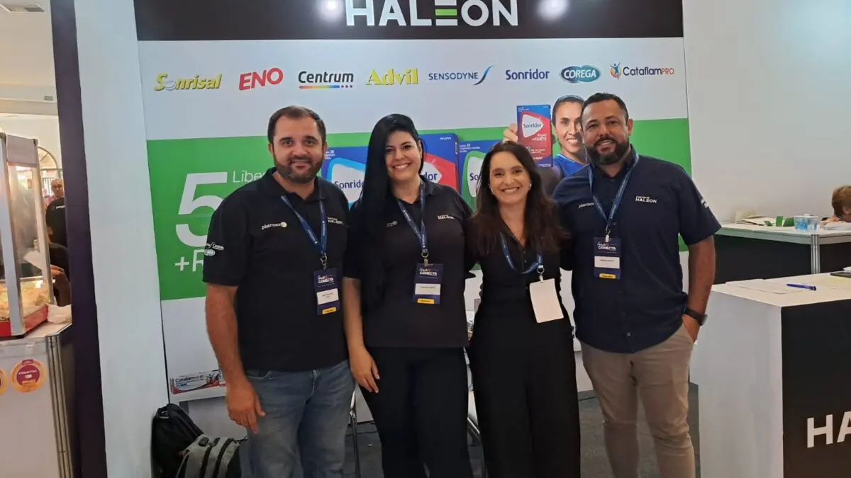A Haleon foi preparada, com Fábio Rodrigues Carolina Azevedo, Natália Camilo e Rodrigo Santos