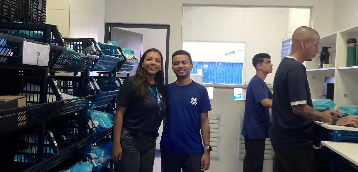 Área de expedição conta com um sistema robusto de logísticapara todo o país