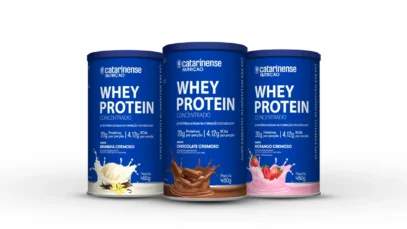 Catarinense lança sua primeira linha de Whey Protein