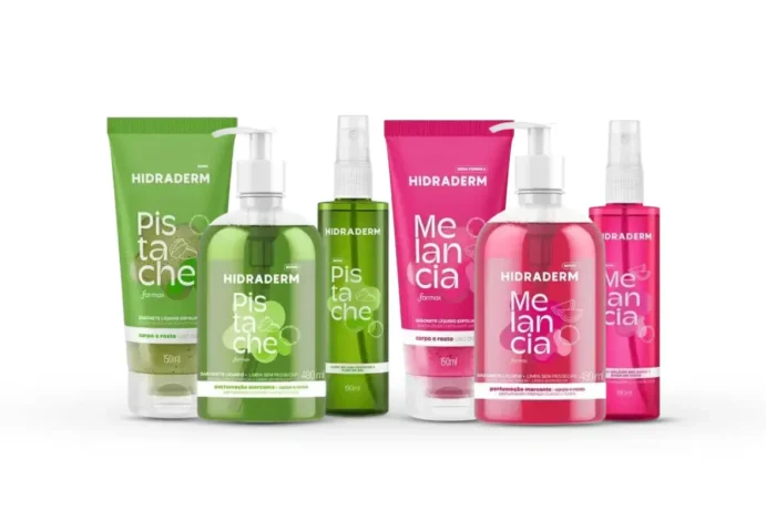 Hidraderm lança produtos com aromas de pistache e melancia