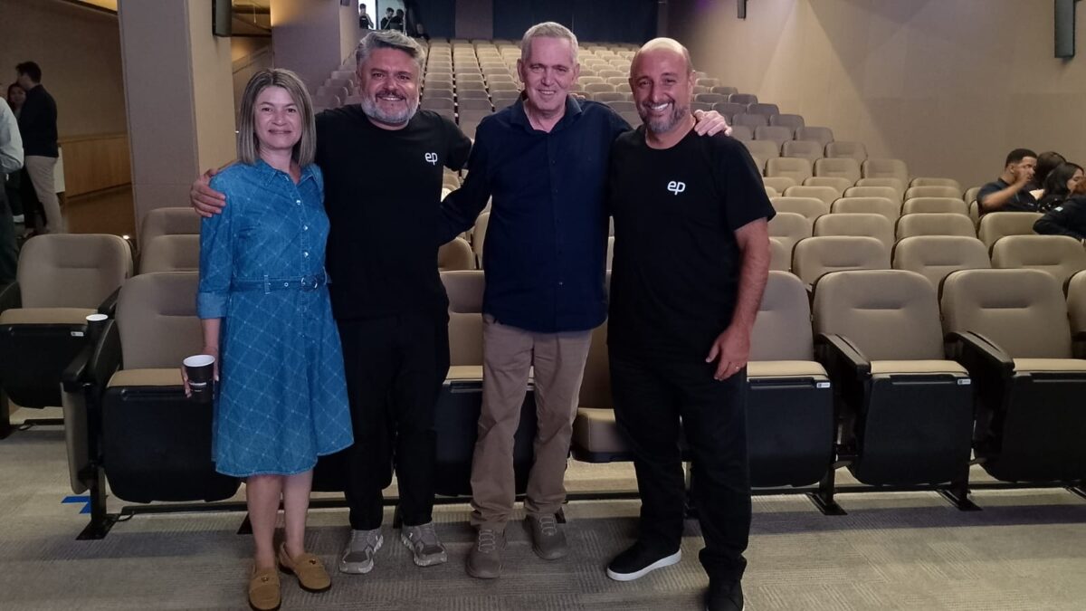 Equipe E-pharma, Edy Lopes, Christiano Moreira e Wilson de Oliveira