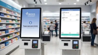 ERP para self-checkout integra vendas, estoque, frente de loja e departamento financeiro