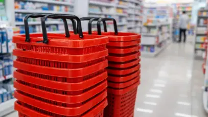 Cestas plásticas desenvolvidas pela Plasticomm unem resistência e ergonomia