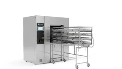 Tecnologia mistura ar-vapor para esterilizar seringas pré-preenchidas
