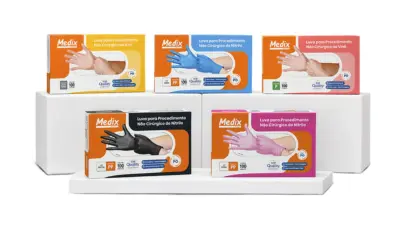 Medix Brasil atualiza embalagens de luvas
