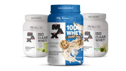 Max Titanium lança novos sabores de whey protein